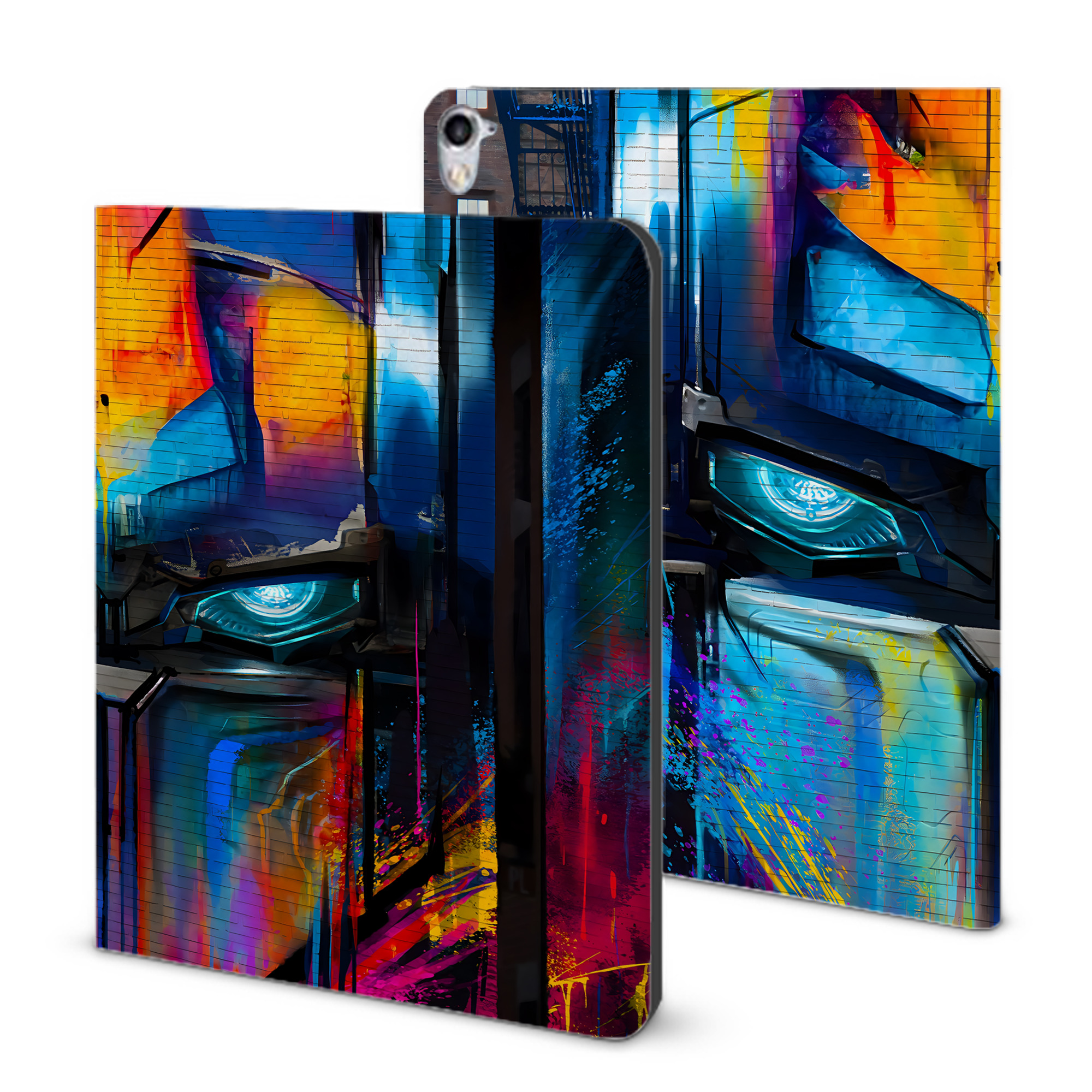 （画像用） Transformers トランスフォーマー IPad ケース ブック型 PUレザー TPU 耐衝撃 軽量 薄型 ペン収納なし 全面保護 IPad 各モデル対応